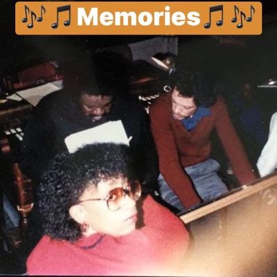  Childhood picture of Miche Braden while learning how to play orchestra